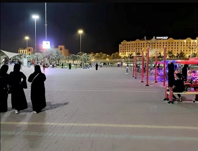 Taman kota di Makkah. (Arabnews)