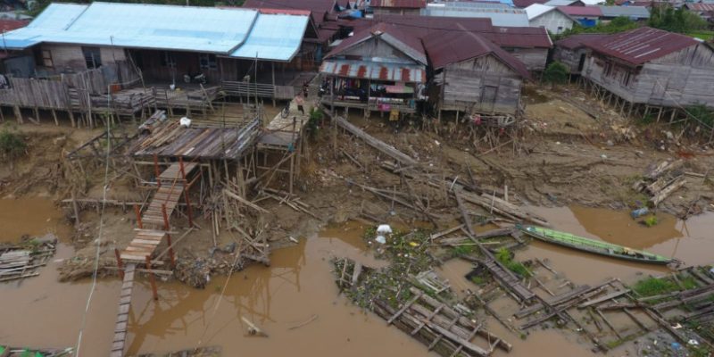 Bencana alam di Palangkaraya. (BNPB)