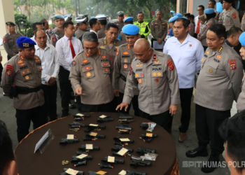 Polda Kaltim Sidak Senjata Api Personel