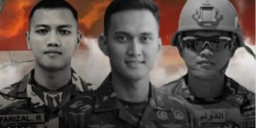 Palestina Gelar Shalat Gaib untuk Tiga Prajurit TNI yang Gugur