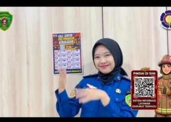 Dinas PKP PPU Sebarluaskan Layanan Darurat melalui Videotron Diskominfo